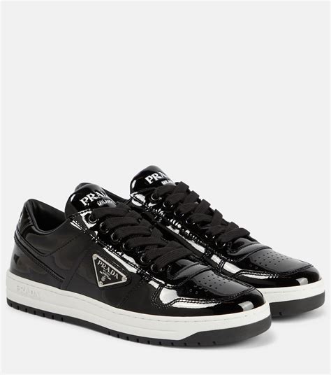 prada patent leather high top sneakers|Prada downtown patent leather.